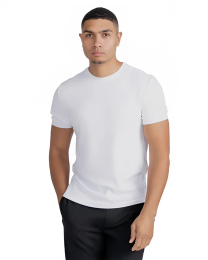 Camiseta Básica de Manga Curta com Gola Redonda Conforto e Versatilidade Diária (OFERTA 2X1)