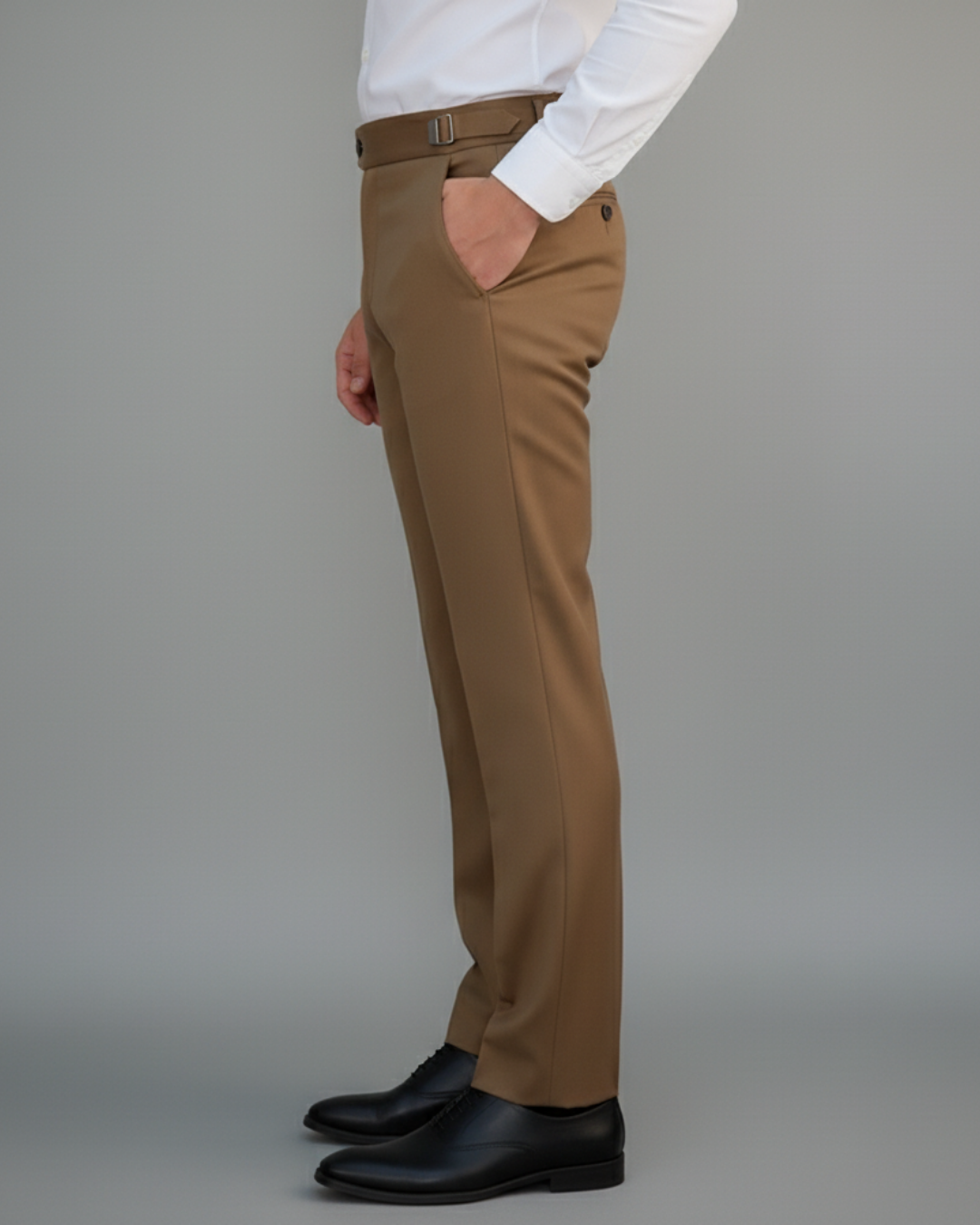 Calças justas elásticas para homem