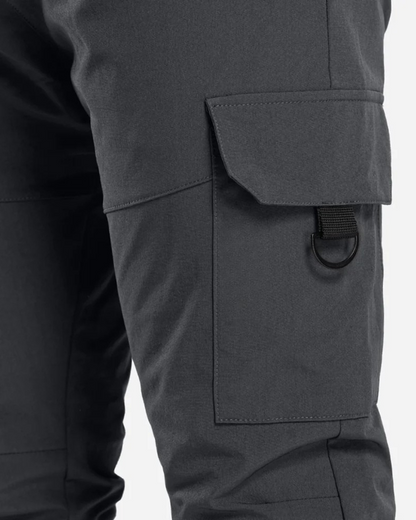 Calças Desportivas Cargo para Homem com Bolsos Laterais e Corte Justo