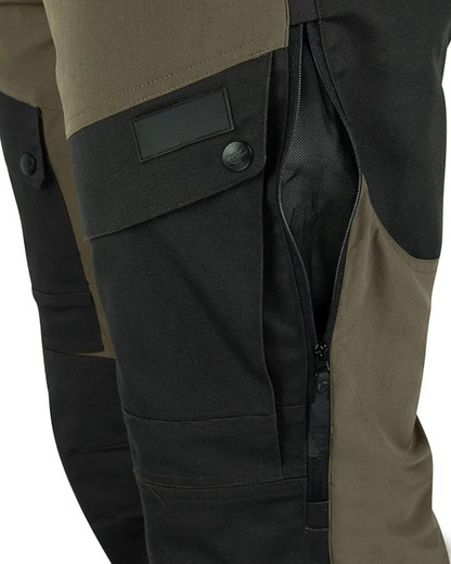 Calças de exterior elásticas com vários bolsos