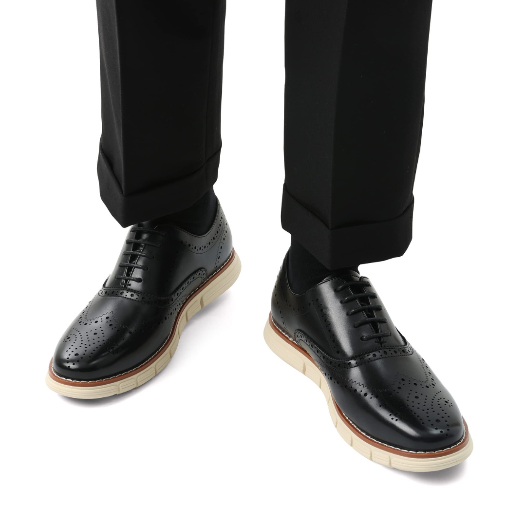 Sapatilhas Casuais em Couro Respiravel e Elegante para Homem