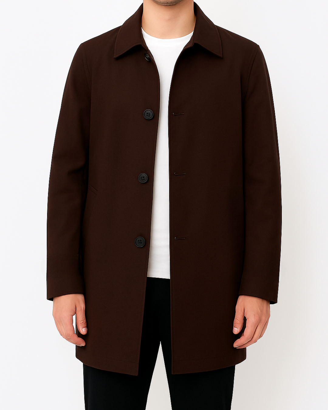 Casaco elegante de caxemira para homem