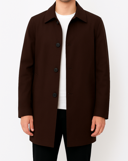 Casaco elegante de caxemira para homem