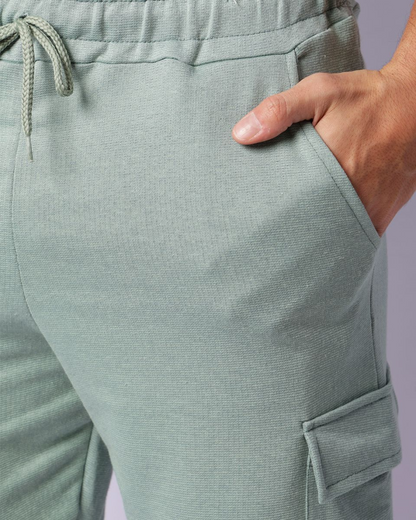 Bermudas elásticas com bolsos