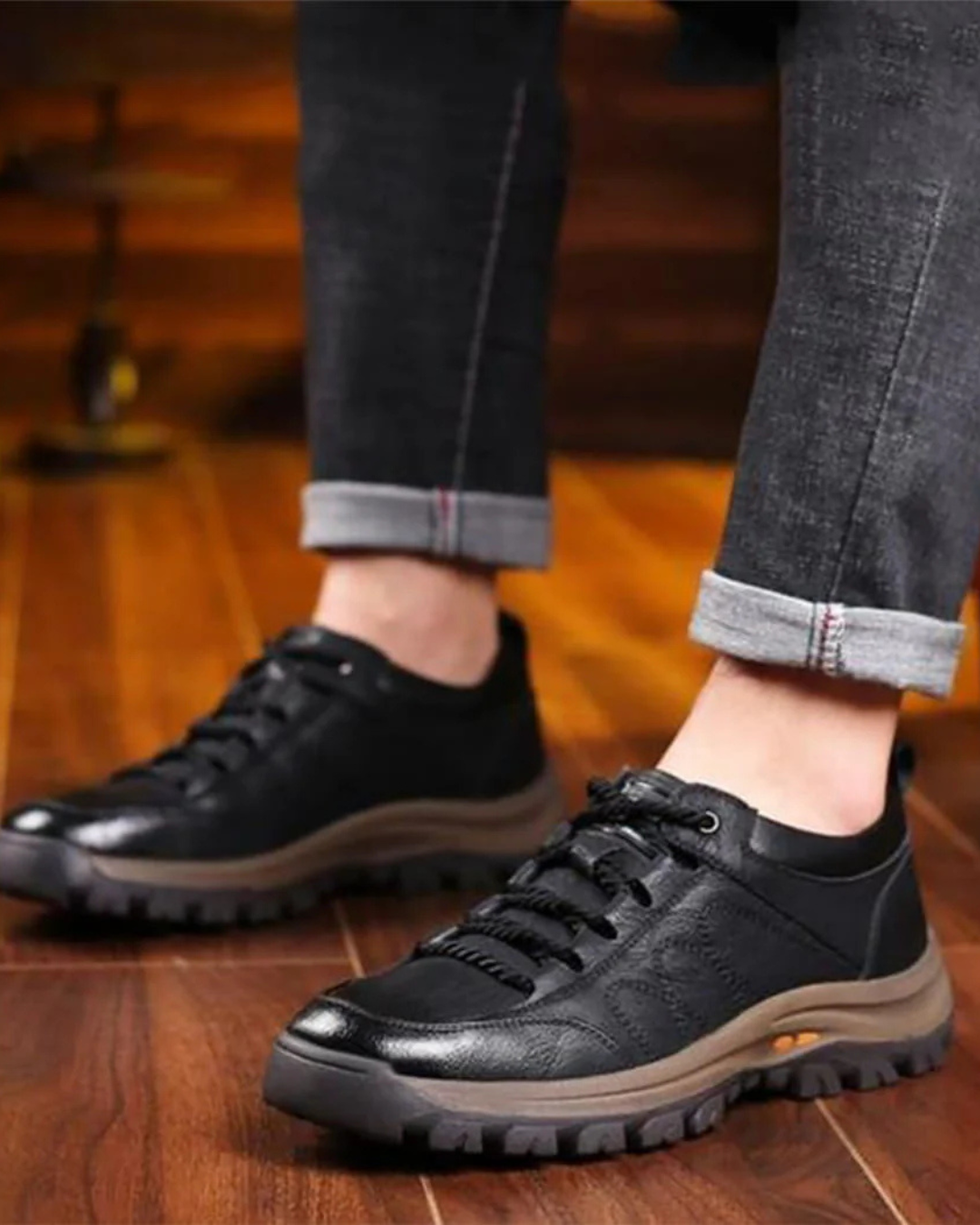 Sapatos de Caminhada Antiderrapantes e Duráveis para Homen