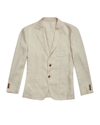 Blazer de Linho Americano para Homem