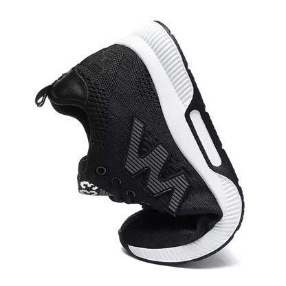 Sapatos desportivos de malha com sola alta para homem