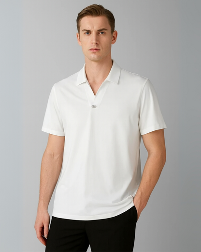 Camisa Casual Masculina de Manga Curta