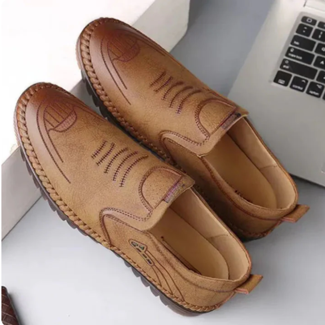 Mocasín Masculino Casual em Couro Conforto e Estilo para Todos os Dias