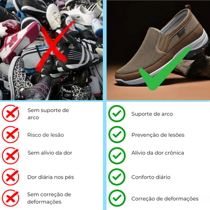 Sapatos Ortopédicos para o Conforto Quotidiano