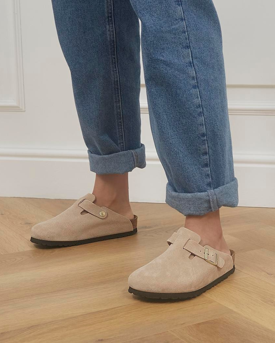 Socas de Estilo Casual com Fecho de Fivela