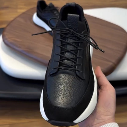 Sapatos Clássicos Bicolores com Sola Confortável para Homem